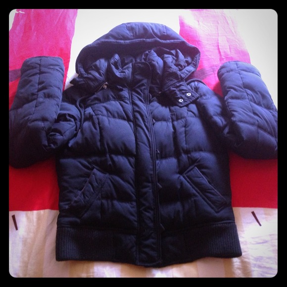 Abercrombie & Fitch navy winter jacket size M