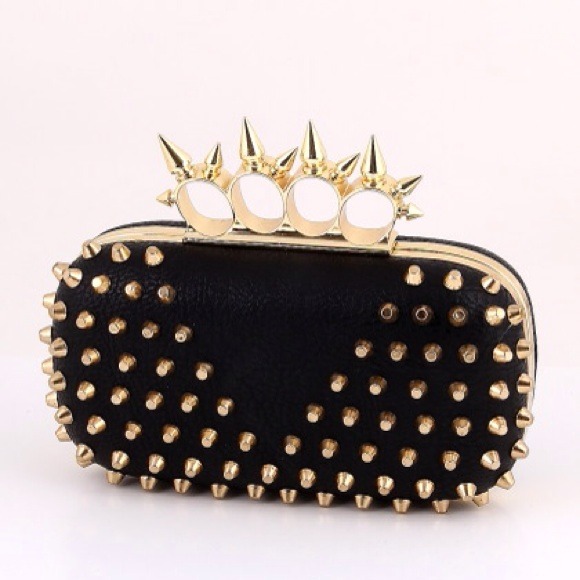Spiked designer hand bag (12 available)