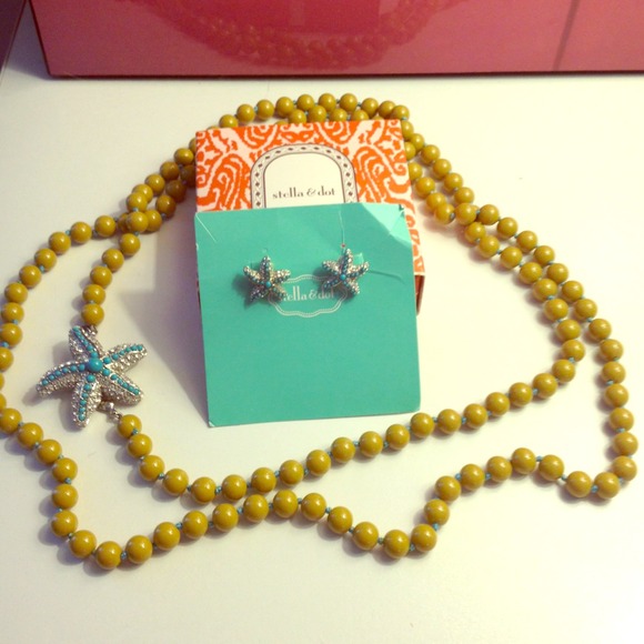 Stella&Dot starfish jewelry set