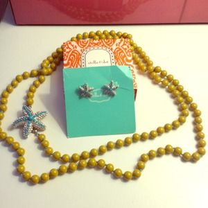 Stella&Dot starfish jewelry set