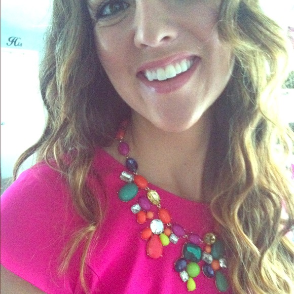 ***sold***Candy Crystal Statement Necklace