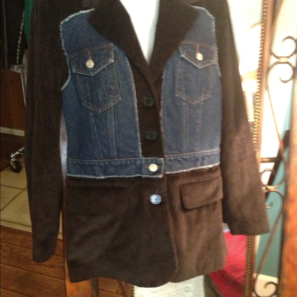 Denim Widewale Corduroy Jacket - Picture 2 of 4
