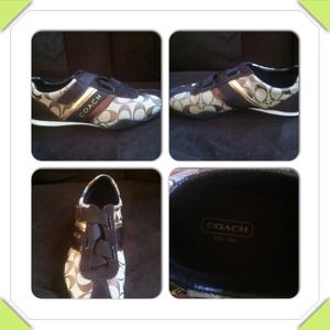 Authentic Coach shoes! Brown size 8.5