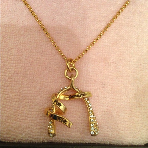 Juicy Couture Wish Bone Necklace