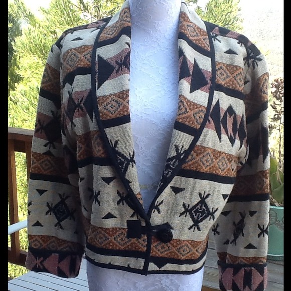 Flashback Jackets & Blazers - Gorgeous Southwest Design Jacket perfect for Fall!