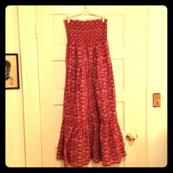 American Eagle Strapless Maxi Dress