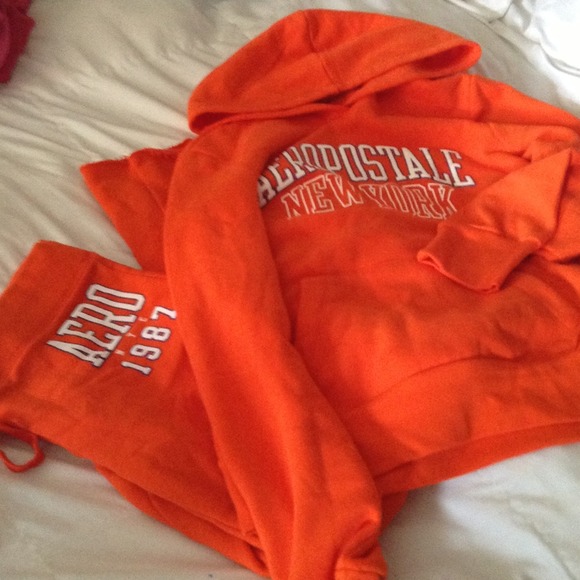 Two Aeropostale sweat suit bundle