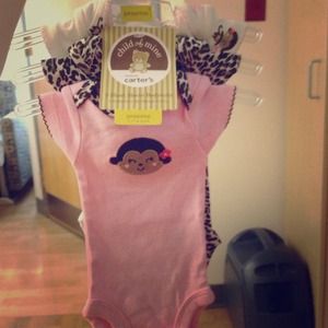 Preemie set of outfits. Girl.