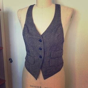 Tweed vest