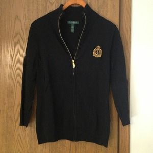 Lauren by Ralph Lauren zip up sweater