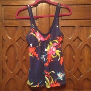 Floral tank blouse