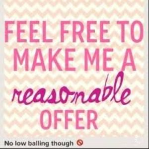 Make a reasonable offer!!