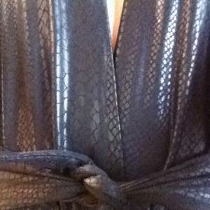 Thayer Halter One Piece Swimsuit- Black Python.