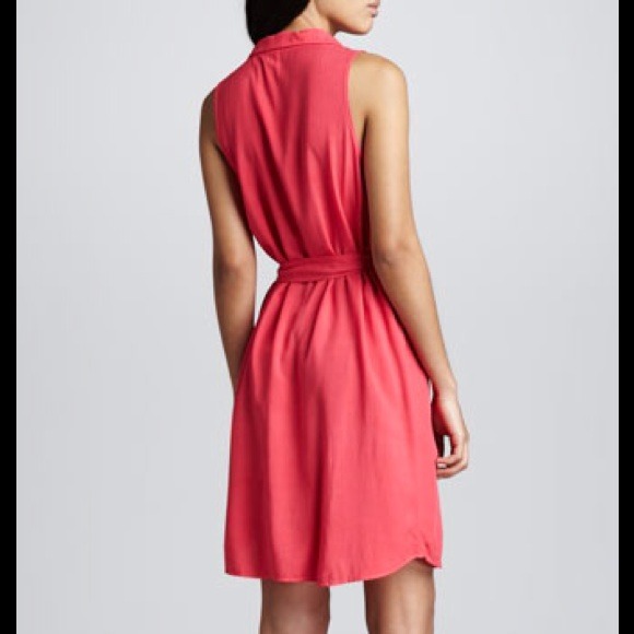 Splendid Sleeveless Tie-Waist Shirtdress NWT - Picture 2 of 3