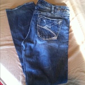 Distressed Silver Jeans
