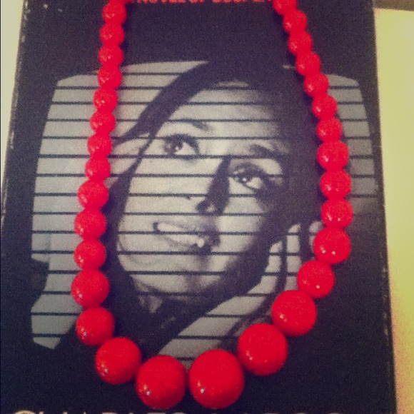 Red ball necklace