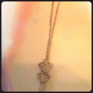 Silver heart necklace