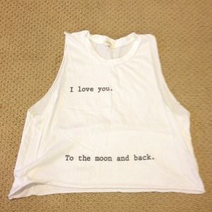I love you to the moon and back tee