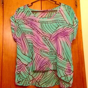 New!! High low patterned top from Charlotte Russe!