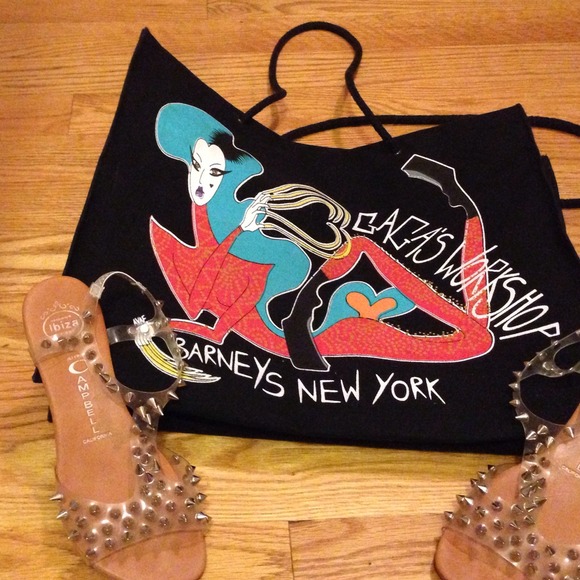 Jeffrey Campbell Spiked Leather Sandalls