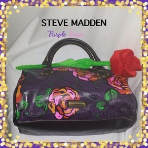 "Purple Rose" Steve Madden handbag *AUTHENTIC*