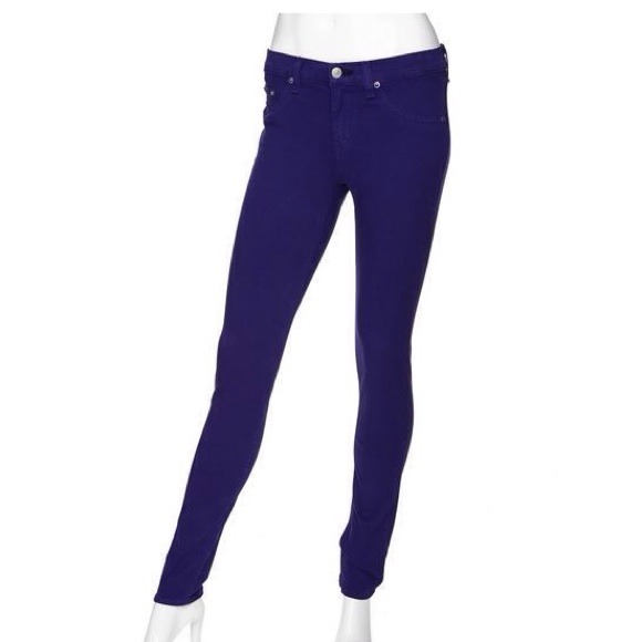 Rag & Bone Skinny Leggings in Purple
