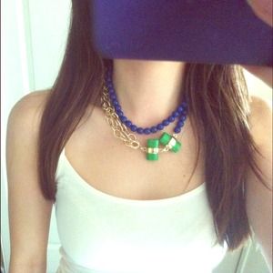 Statement necklace. Great worn long or doubled up