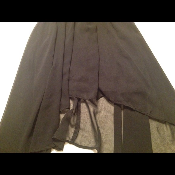 $5 with a bundle - Blue Black Hi-Low Dress - Picture 3 of 4