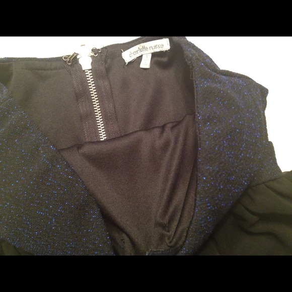 $5 with a bundle - Blue Black Hi-Low Dress - Picture 4 of 4