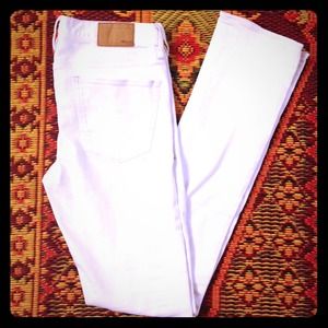 White Madewell skinny jeans