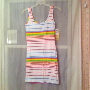 Charlotte Russe Dresses - Striped white bodycon tank dress Charlotte Russe Dresses - Striped white bodycon tank dress