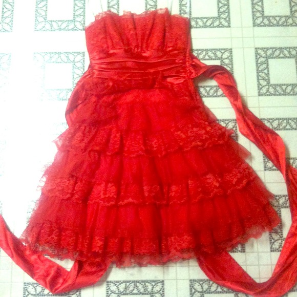 classy strapless dress , trade