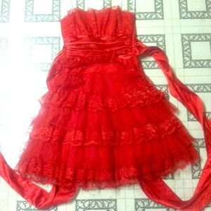 classy strapless dress , trade