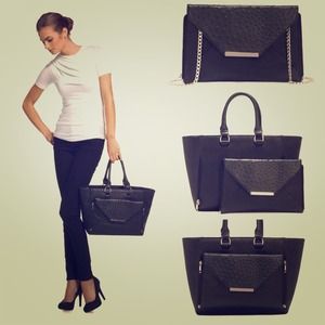 Handbags - Handbag w/detachable Clutch Handbags - Handbag w/detachable Clutch