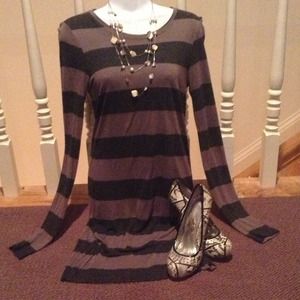 Sold!!! Long sleeved striped dress