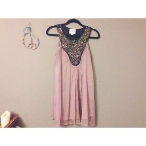 STUNNING LILAC SILK DRESS!