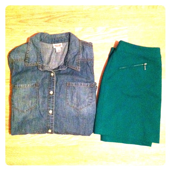 Mossimo Chambray top
