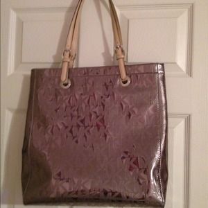 🚫RESREVED🚫 Michael Kors pewter metallic purse