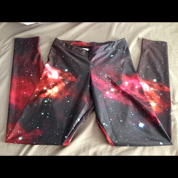 Black Milk Clothing Galaxy Pink Leggings