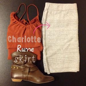 ✨REDUCED✨ Charlotte Russe Glitter Skirt