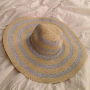 Juicy Couture Sun Hat - Lurex Striped Hat