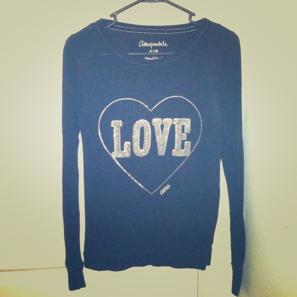 Black love long sleeve shirt - Picture 1 of 1