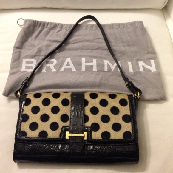 ✳️Host Pick ✳️ Brahmin "Bryn" Polka Dot Handbag