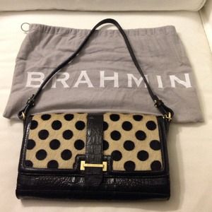 ✳️Host Pick ✳️ Brahmin "Bryn" Polka Dot Handbag