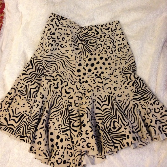 🔒RESERVED🔒, Leather & Suede Skirt - Picture 2 of 2