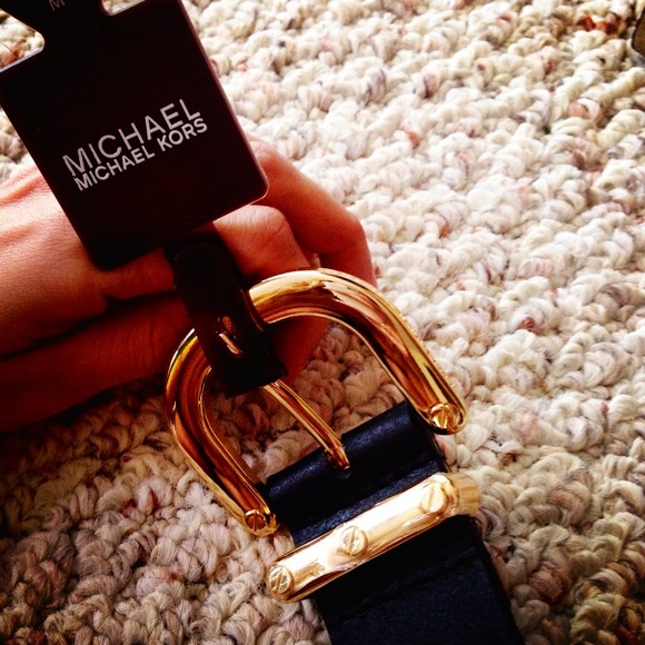 Michael Kors Black Medium Belt