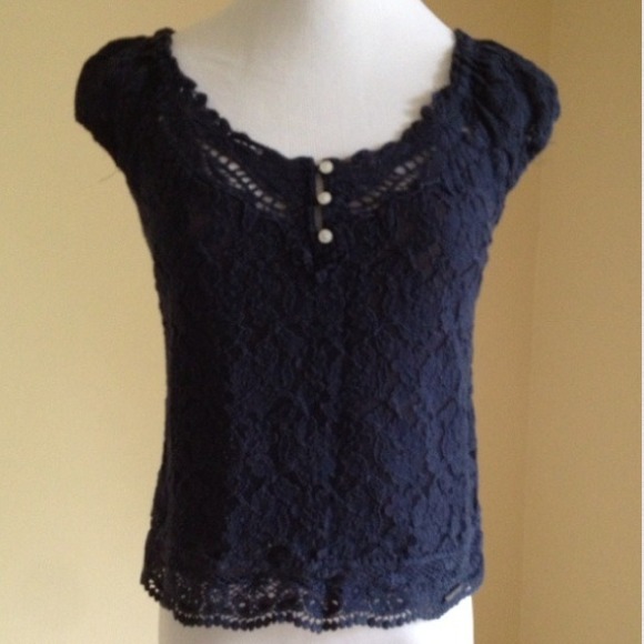 Navy Lace Shirt ⚓