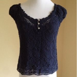Navy Lace Shirt ⚓