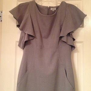 REDUCED ***Calvin Klein pocketed gray dress