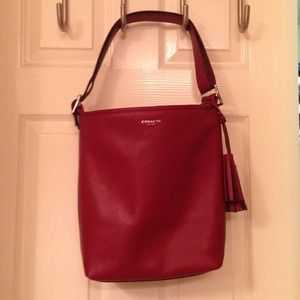 Authentic coach legacy leather duffle